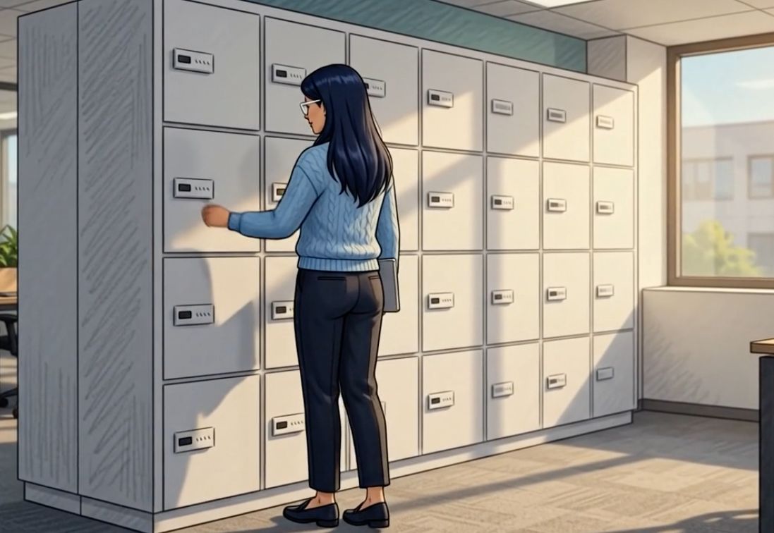 Day-use lockers
