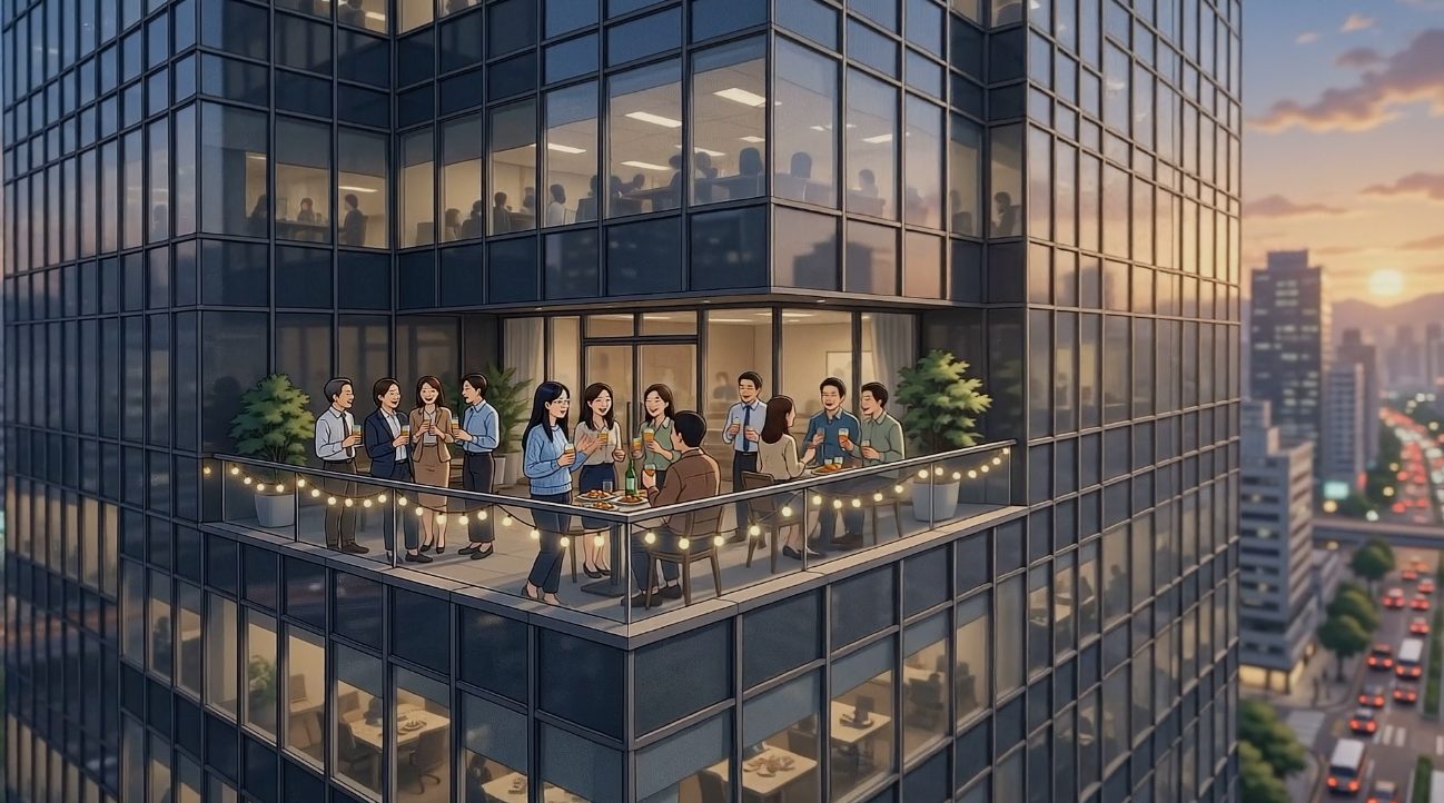 83 King Lam Street at dusk